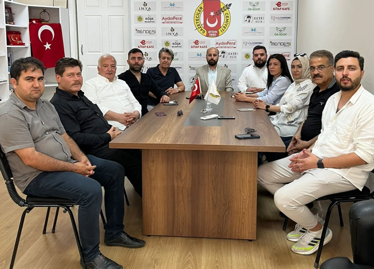 AYDIN GAZETECİLER CEMİYETİ’NDE YENİ BAŞKAN BELLİ OLDU 