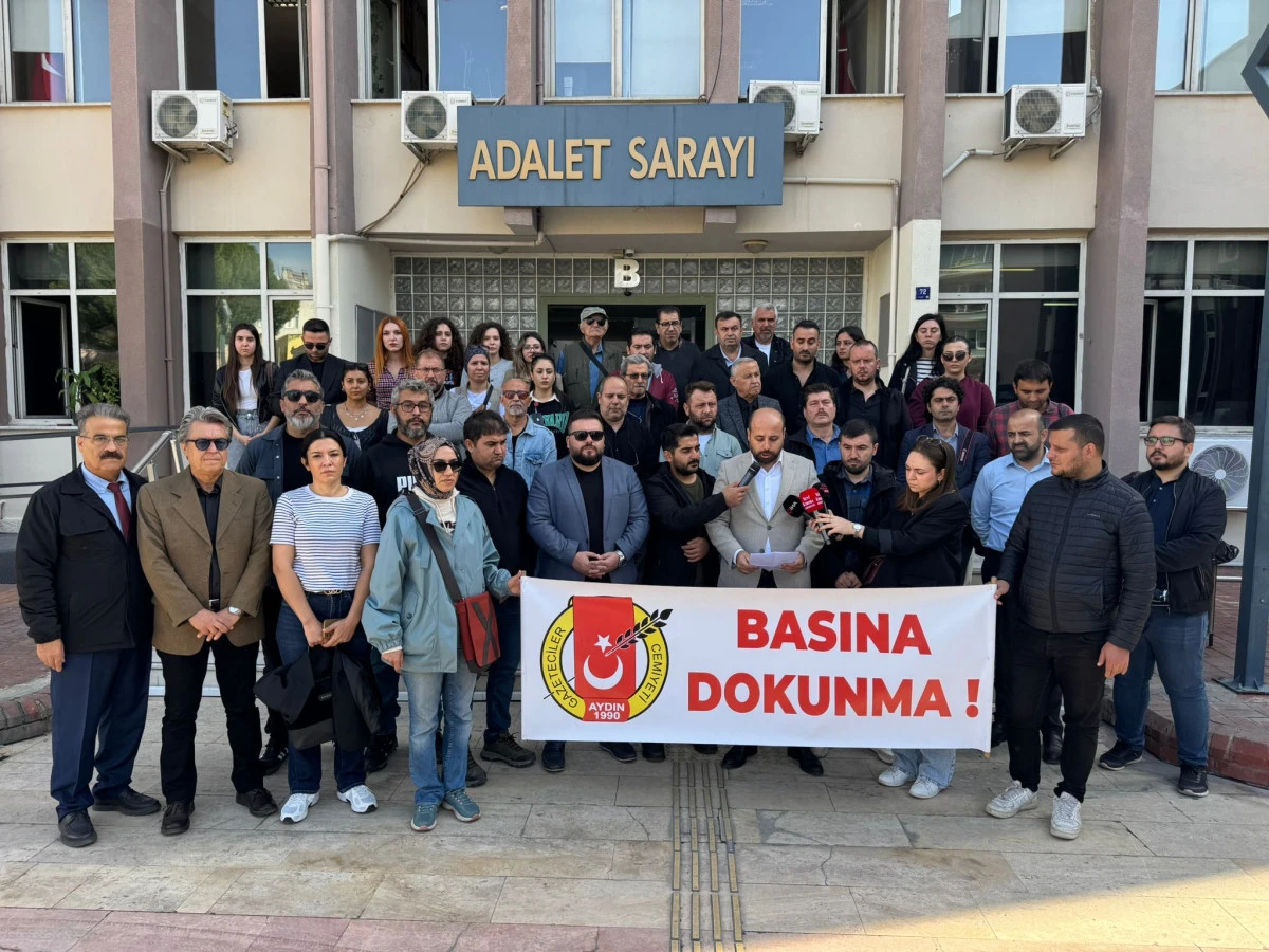 AYDIN’DA BASIN, SALDIRIYA KARŞI TEK YÜREK OLDU!