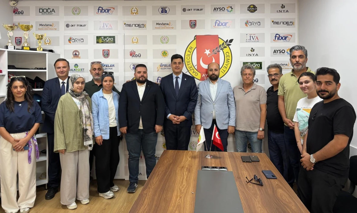AYSO BAŞKANI MARAŞ'TAN GAZETECİLERE ZİYARET!