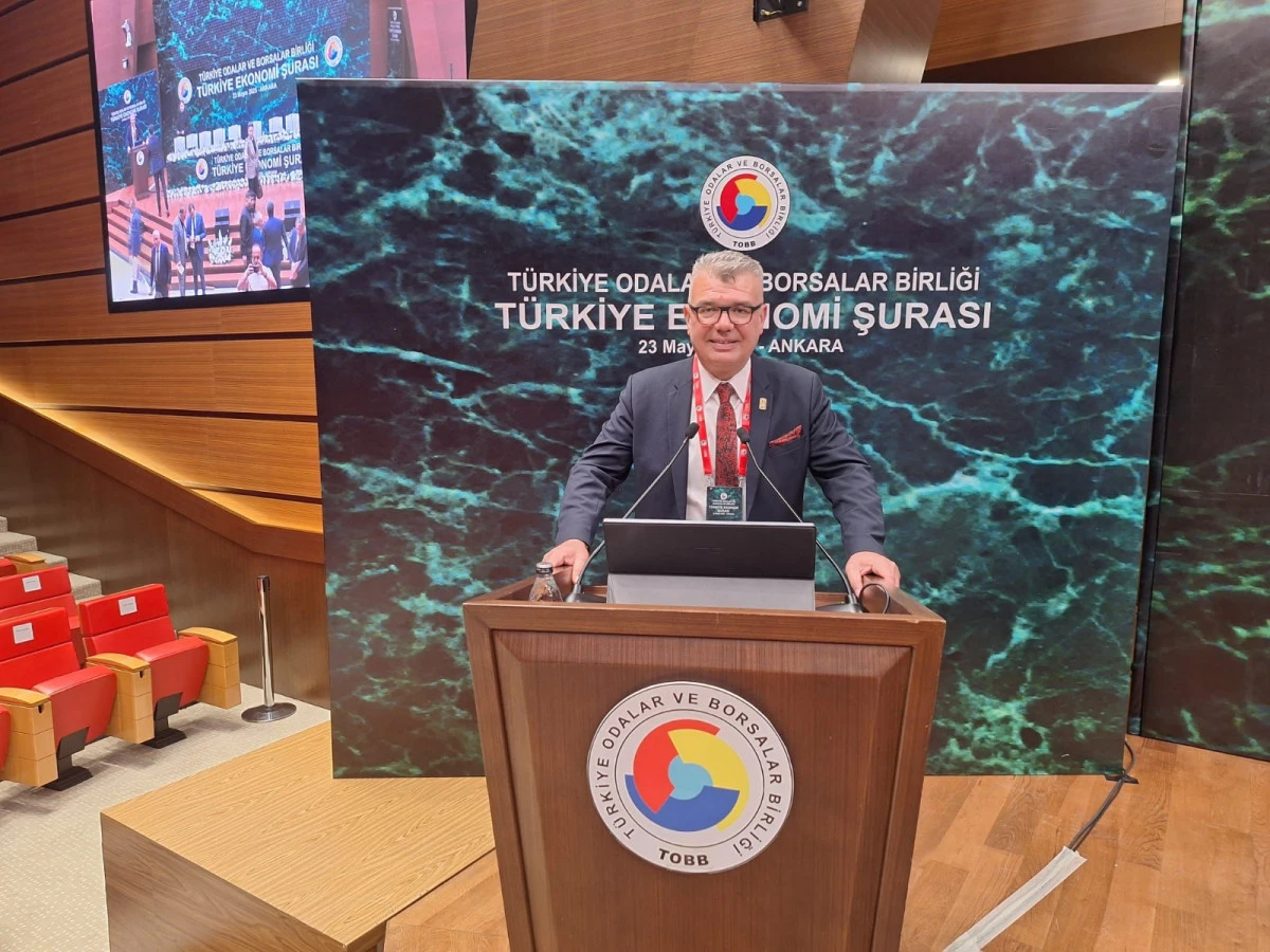BAŞKAN SAKALAR, SÖKE'NİN SORUNLARINI TOBB ŞURASINDA GÜNDEME TAŞIDI