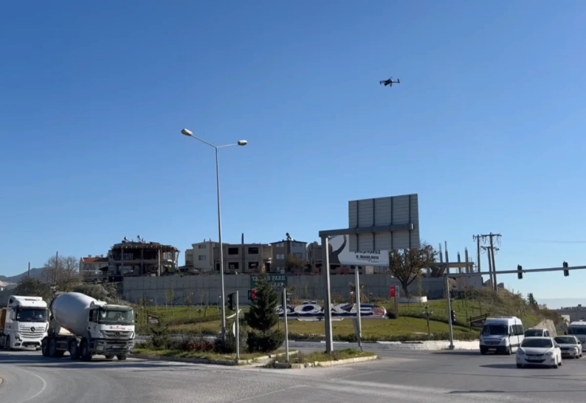 S&Ouml;KE HAVADAN DENETLENDİ! 