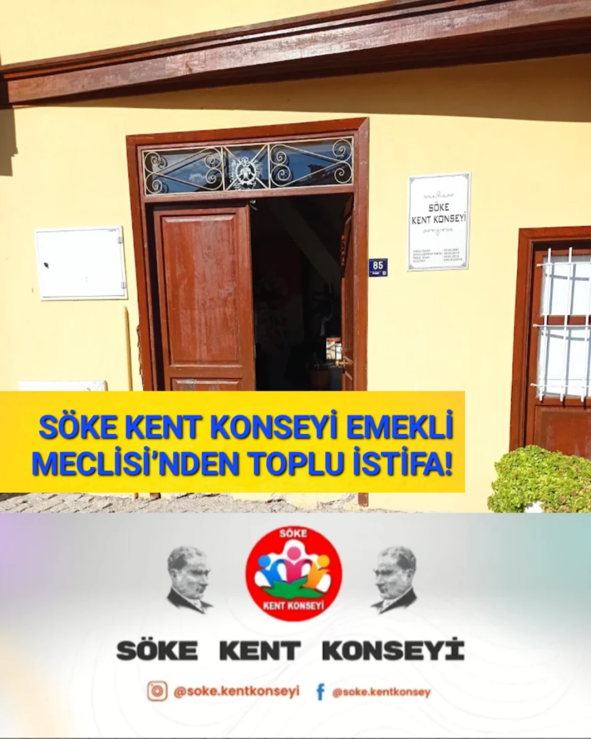SÖKE KENT KONSEYİ EMEKLİ MECLİSİ’NDEN TOPLU İSTİFA! 