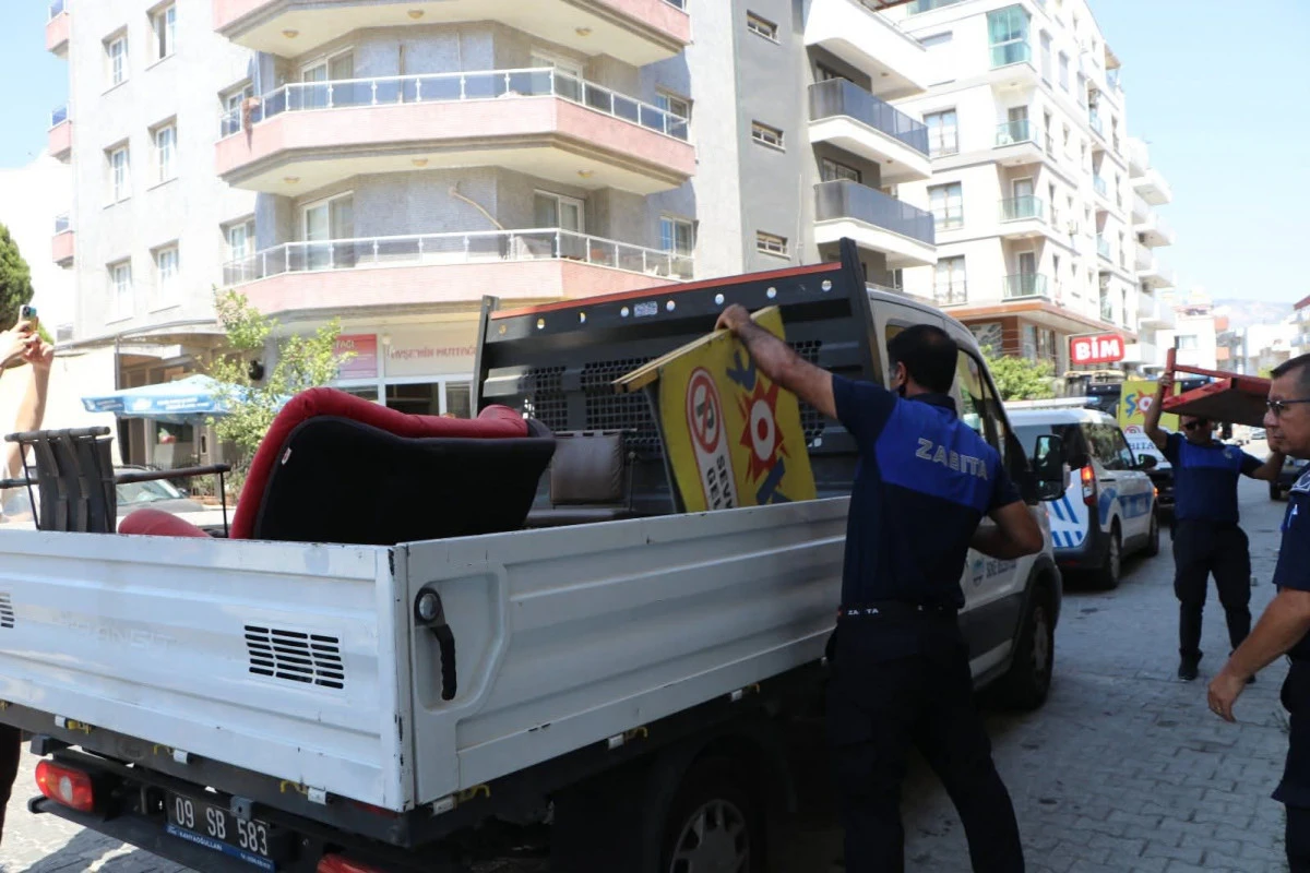 SÖKE’DE KALDIRIM İŞGALLERİNE GEÇİT YOK!
