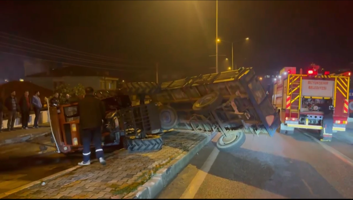 SÖKE’DE TRAKTÖR KAZASI!