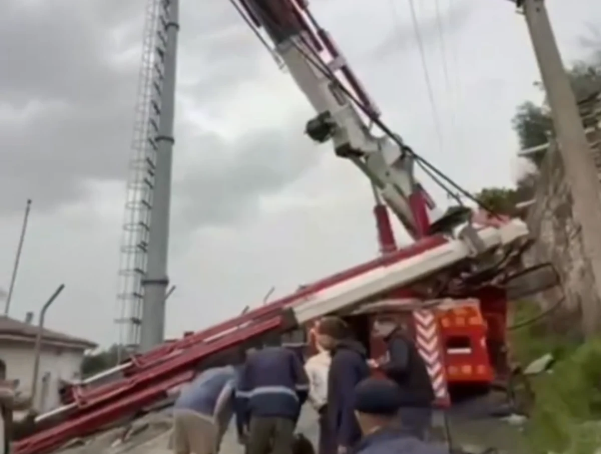 S&Ouml;KE'DE VİN&Ccedil; DEVRİLDİ! 