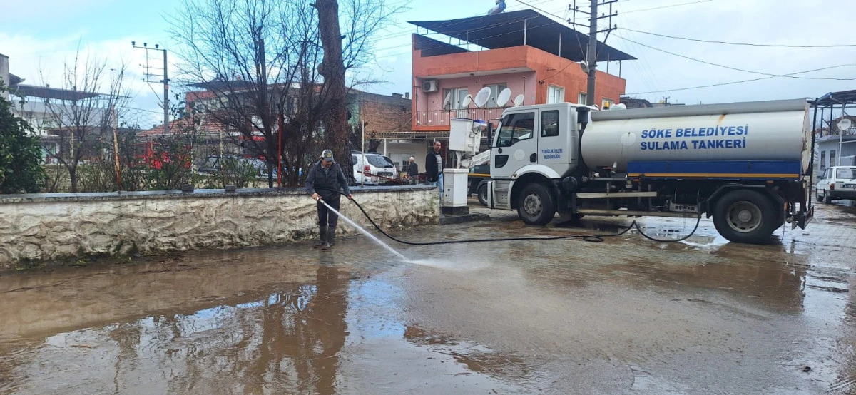 S&Ouml;KE&rsquo;DE YAĞIŞ SONRASI SEFERBERLİK! 