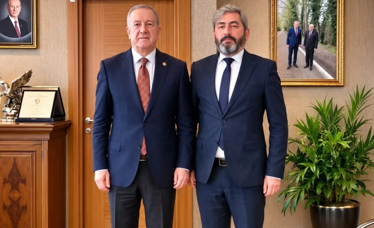 S&Ouml;KELİ BAŞKAN MHP GENEL MERKEZİ&rsquo;NDE! 