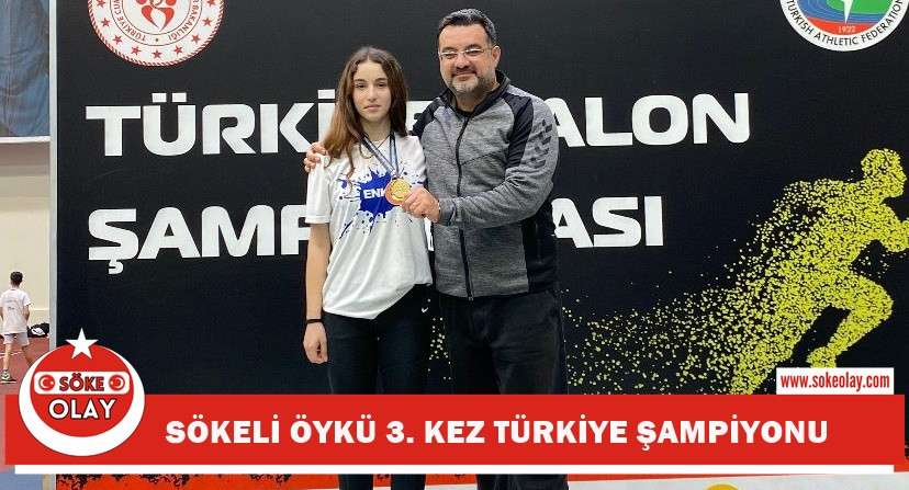 SÖKE’NİN RÜZGAR KIZI’NDAN BİR TÜRKİYE ŞAMPİYONLUĞU DAHA..