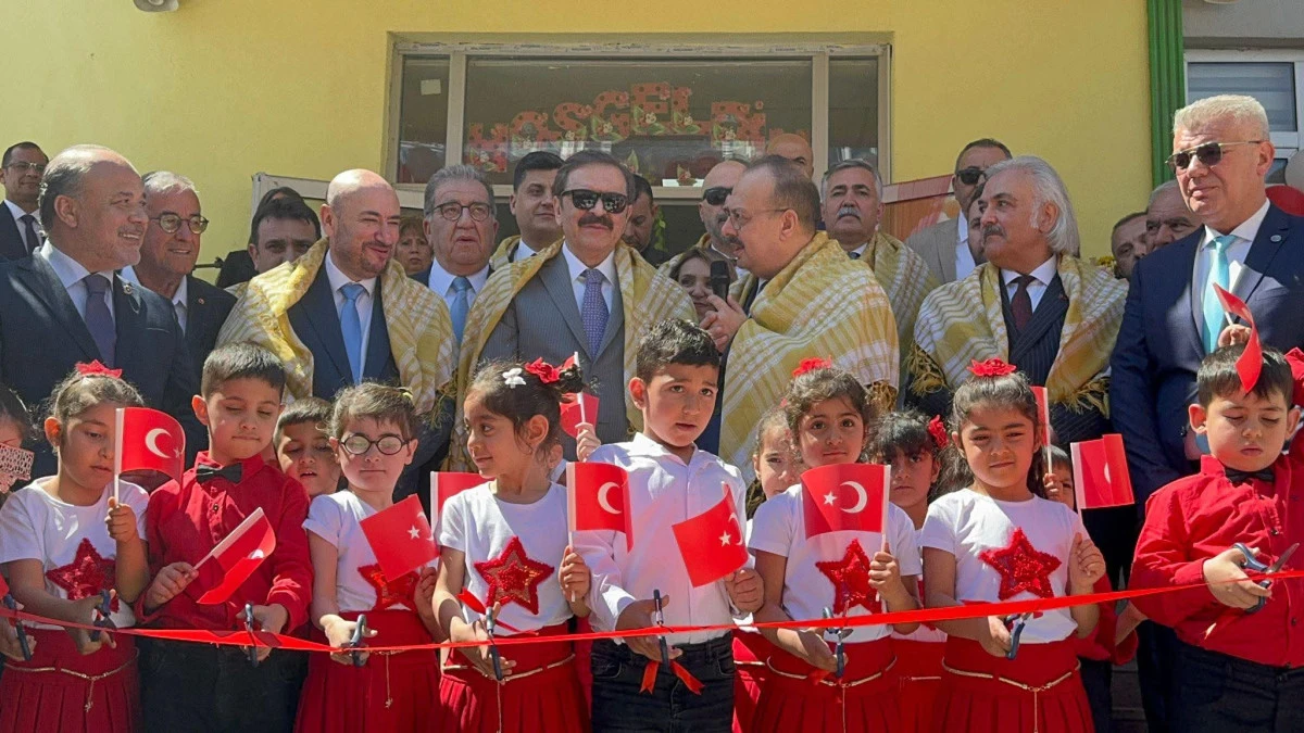 TOOB BAŞKANI S&Ouml;KE&rsquo;DE ANAOKULU A&Ccedil;TI!